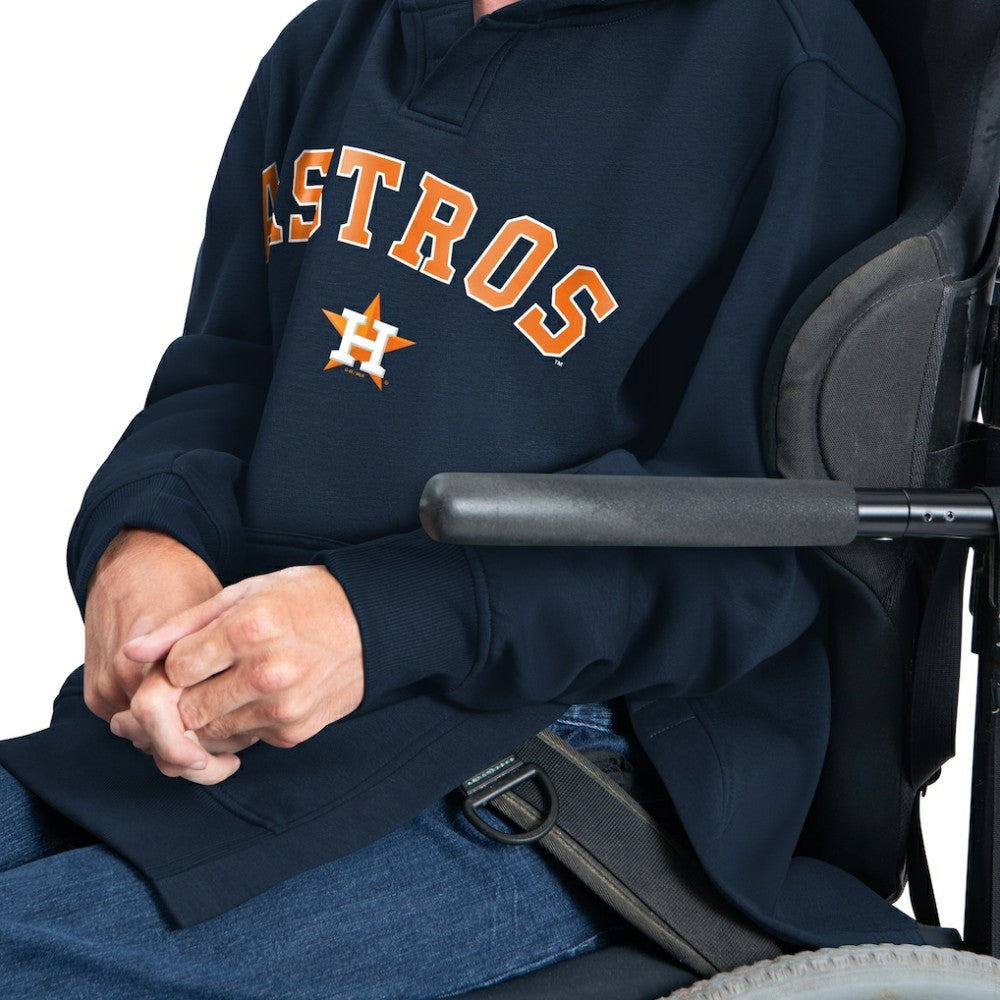 Houston Astros G-III Sports by Carl Banks Adaptive Lockup Fleece Hoodie | MLB Discount