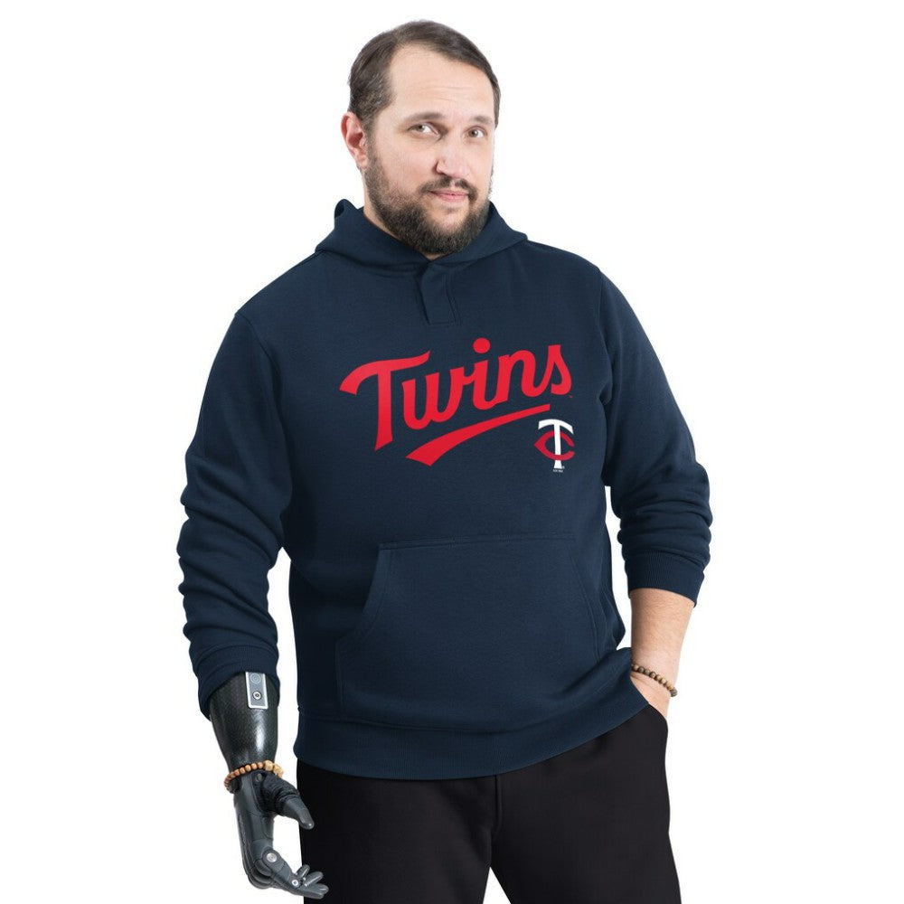 Minnesota Twins G-III Sports by Carl Banks Adaptive Lockup Fleece Hoodie | MLB US