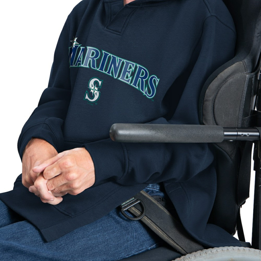 Seattle Mariners G-III Sports by Carl Banks Adaptive Lockup Fleece Hoodie | MLB On Sale