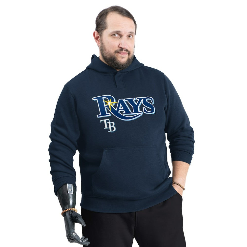 Tampa Bay Rays G-III Sports by Carl Banks Adaptive Lockup Fleece Hoodie | MLB Sale
