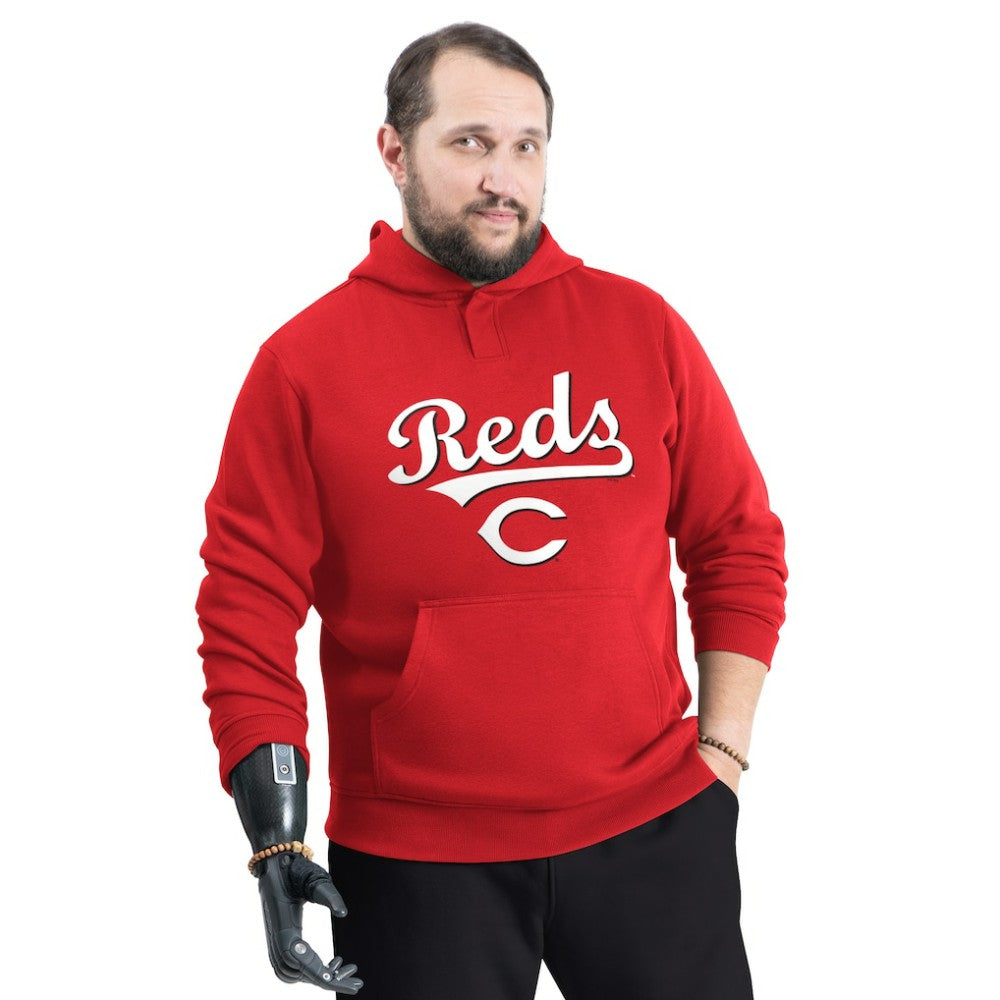 Cincinnati Reds G-III Sports by Carl Banks Adaptive Lockup Fleece Hoodie | MLB For sale