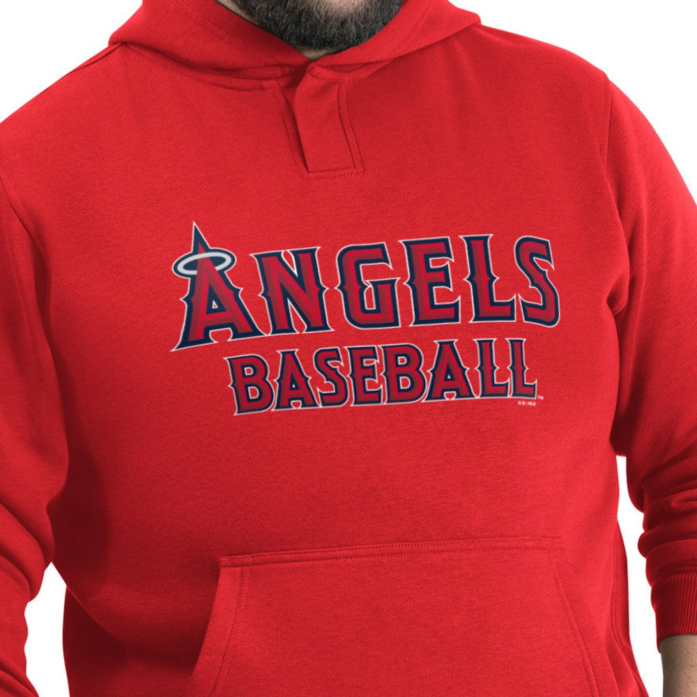 Los Angeles Angels G-III Sports by Carl Banks Adaptive Lockup Fleece Hoodie | MLB New