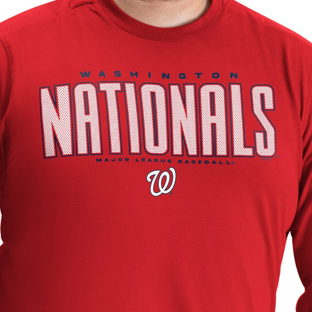 Washington Nationals G-III Sports by Carl Banks Adaptive Long Sleeve T-Shirt | MLB Sale