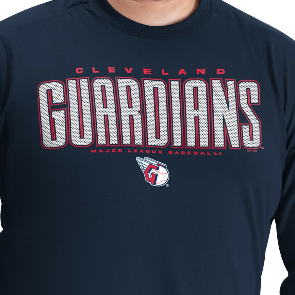 Cleveland Guardians G-III Sports by Carl Banks Adaptive Long Sleeve T-Shirt | MLB For sale