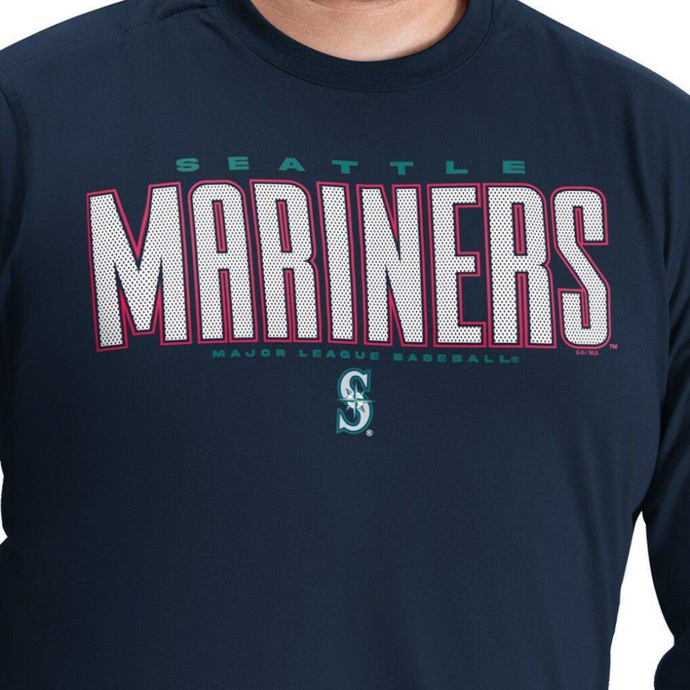 Seattle Mariners G-III Sports by Carl Banks Adaptive Long Sleeve T-Shirt | MLB US