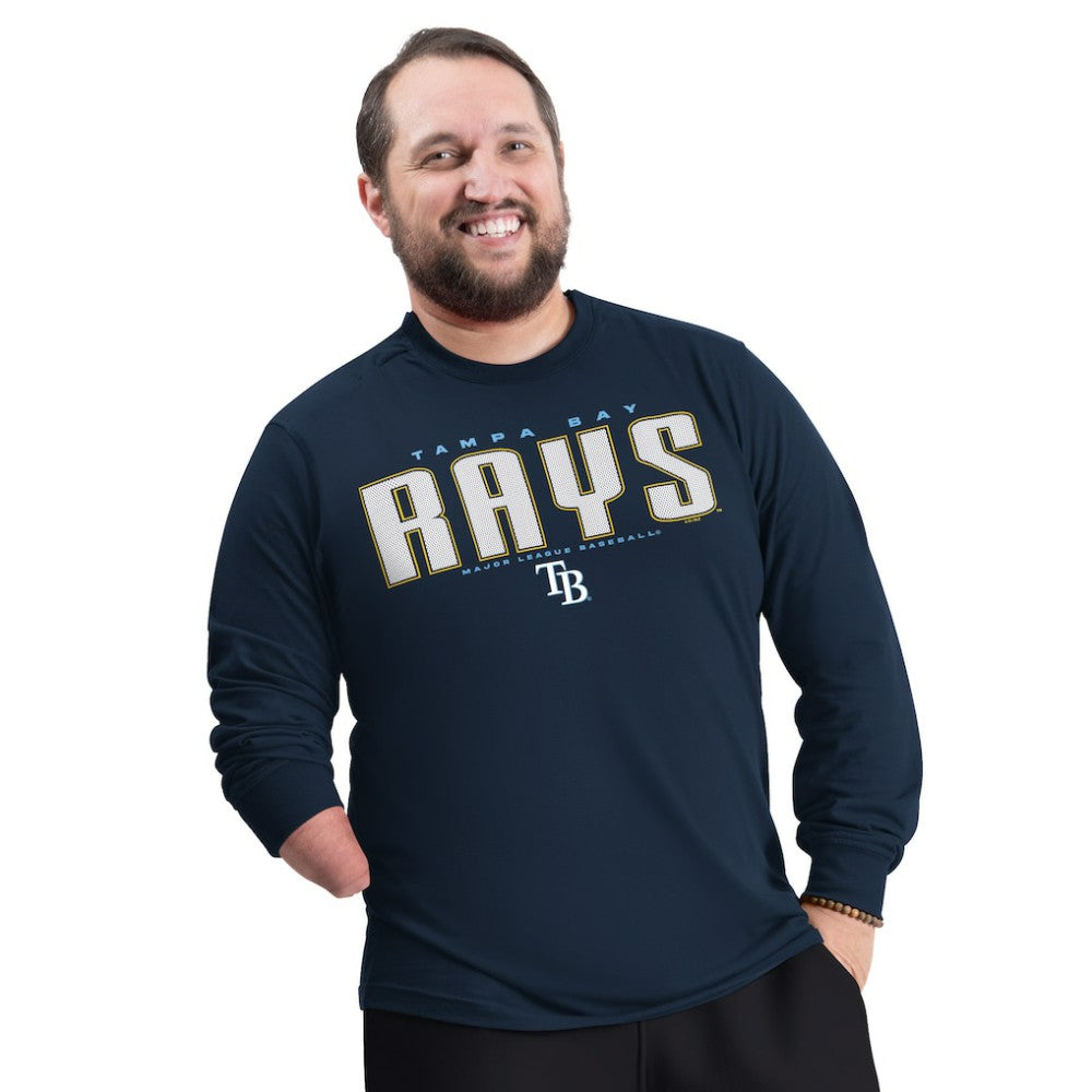 Tampa Bay Rays G-III Sports by Carl Banks Adaptive Long Sleeve T-Shirt | MLB For sale