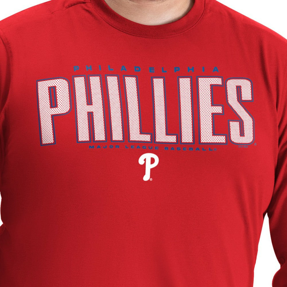 Philadelphia Phillies G-III Sports by Carl Banks Adaptive Long Sleeve T-Shirt | MLB Discount