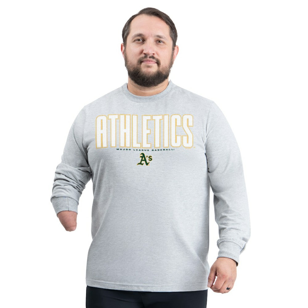 Athletics G-III Sports by Carl Banks Adaptive Long Sleeve T-Shirt | MLB Discount