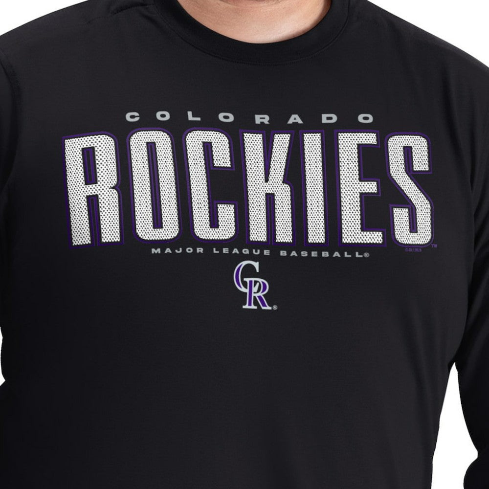Colorado Rockies G-III Sports by Carl Banks Adaptive Long Sleeve T-Shirt | MLB For sale