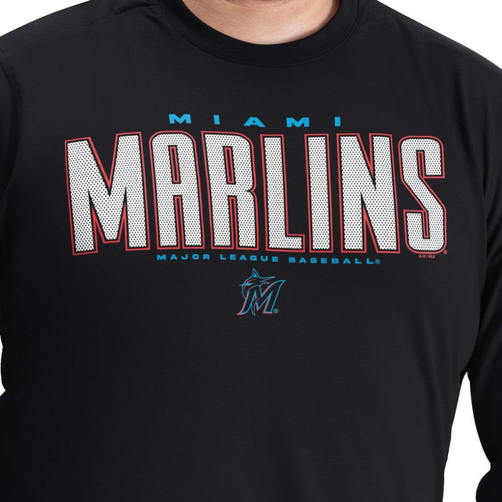 Miami Marlins G-III Sports by Carl Banks Adaptive Long Sleeve T-Shirt | MLB Near me