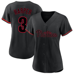 Bryce Harper Philadelphia Phillies Profile Women's Plus Size Player Name & Number Fashion Jersey | MLB Near me