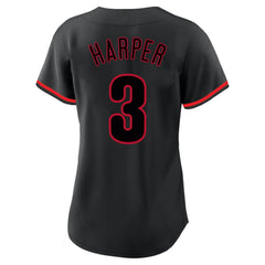 Bryce Harper Philadelphia Phillies Profile Women's Plus Size Player Name & Number Fashion Jersey | MLB Near me