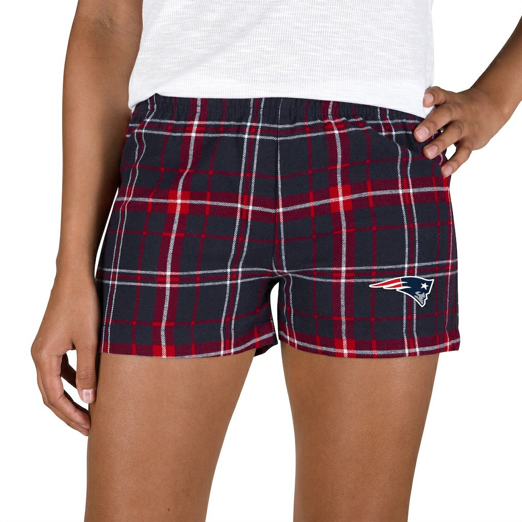 New England Patriots  Concepts Sport Women's Ultimate Flannel Shorts