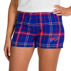 Buffalo Bills  Concepts Sport Women's Ultimate Flannel Shorts