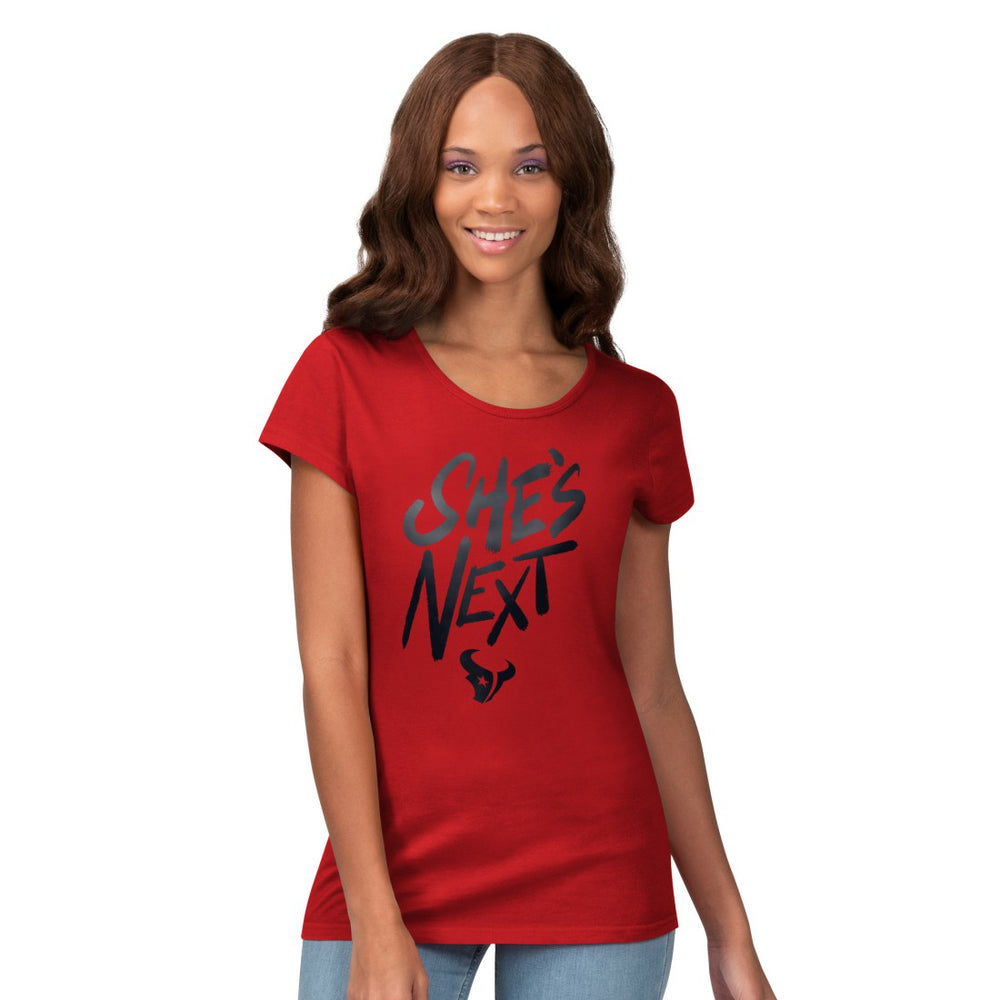 Houston Texans  G-III 4Her by Carl Banks Women's She's Next Endzone T-Shirt