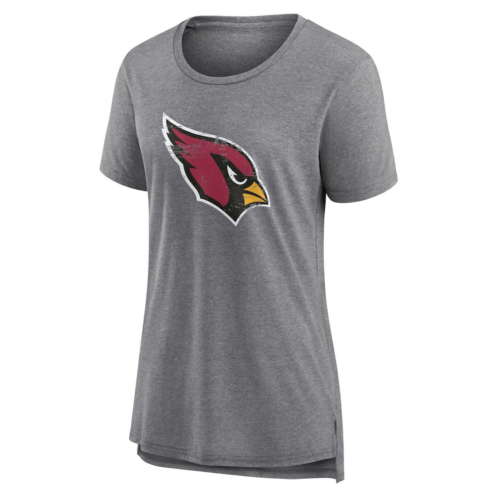 Arizona Cardinals  Women's Heritage Custom Name & Number Tri-Blend T-Shirt