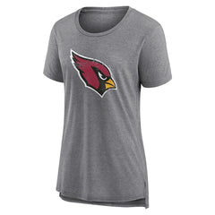 Arizona Cardinals  Women's Heritage Custom Name & Number Tri-Blend T-Shirt