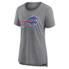 Buffalo Bills  Women's Heritage Custom Name & Number Tri-Blend T-Shirt