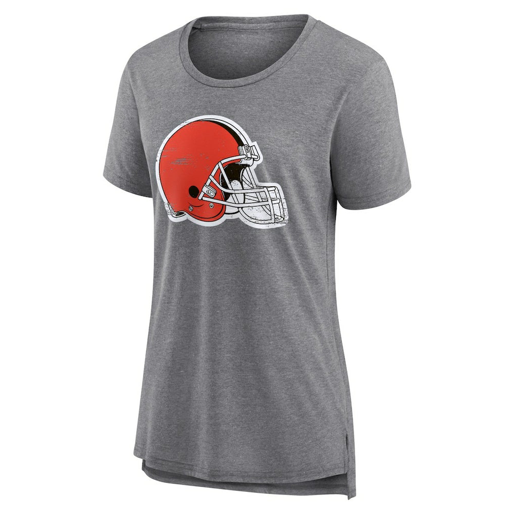 Cleveland Browns  Women's Heritage Custom Name & Number Tri-Blend T-Shirt