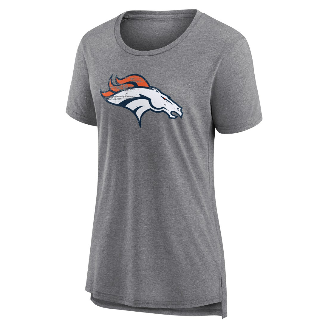 Denver Broncos  Women's Heritage Custom Name & Number Tri-Blend T-Shirt