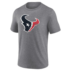 Houston Texans  Heritage Custom Name & Number Tri-Blend T-Shirt
