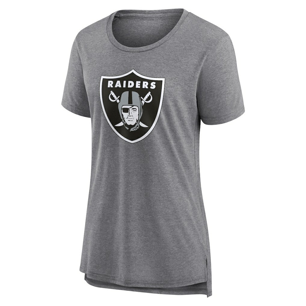 Las Vegas Raiders  Women's Heritage Custom Name & Number Tri-Blend T-Shirt