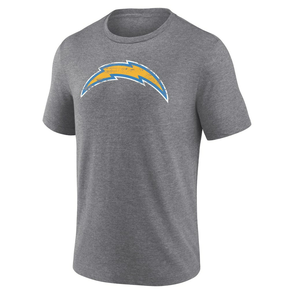 Los Angeles Chargers  Heritage Custom Name & Number Tri-Blend T-Shirt