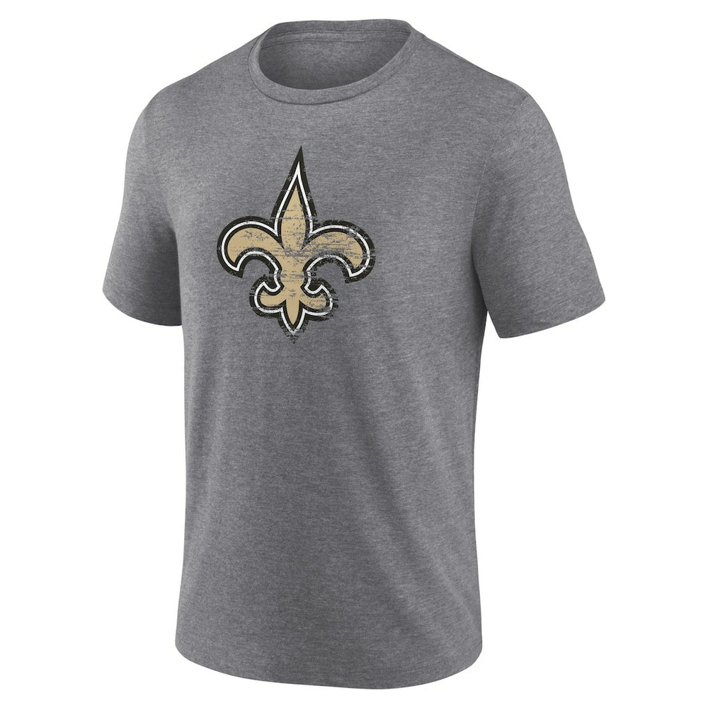 New Orleans Saints  Heritage Custom Name & Number Tri-Blend T-Shirt