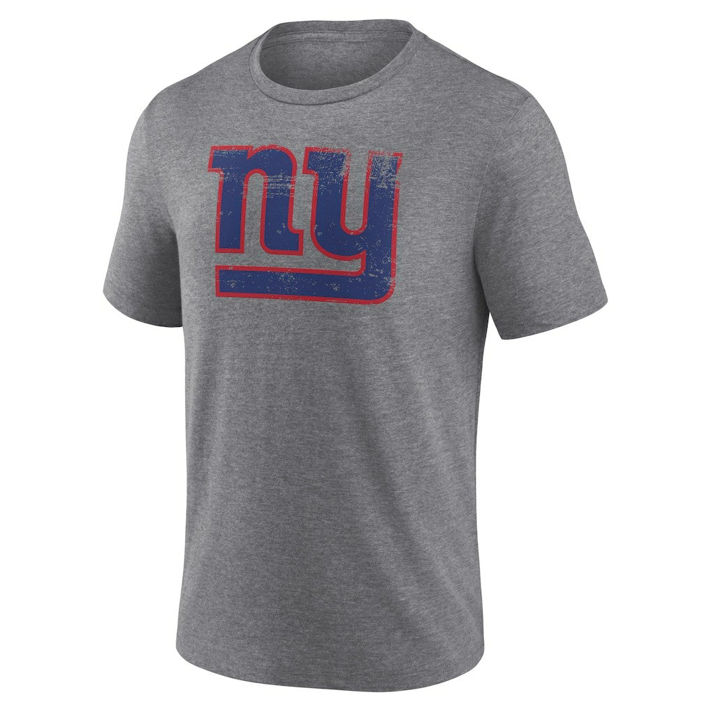 New York Giants  Heritage Custom Name & Number Tri-Blend T-Shirt