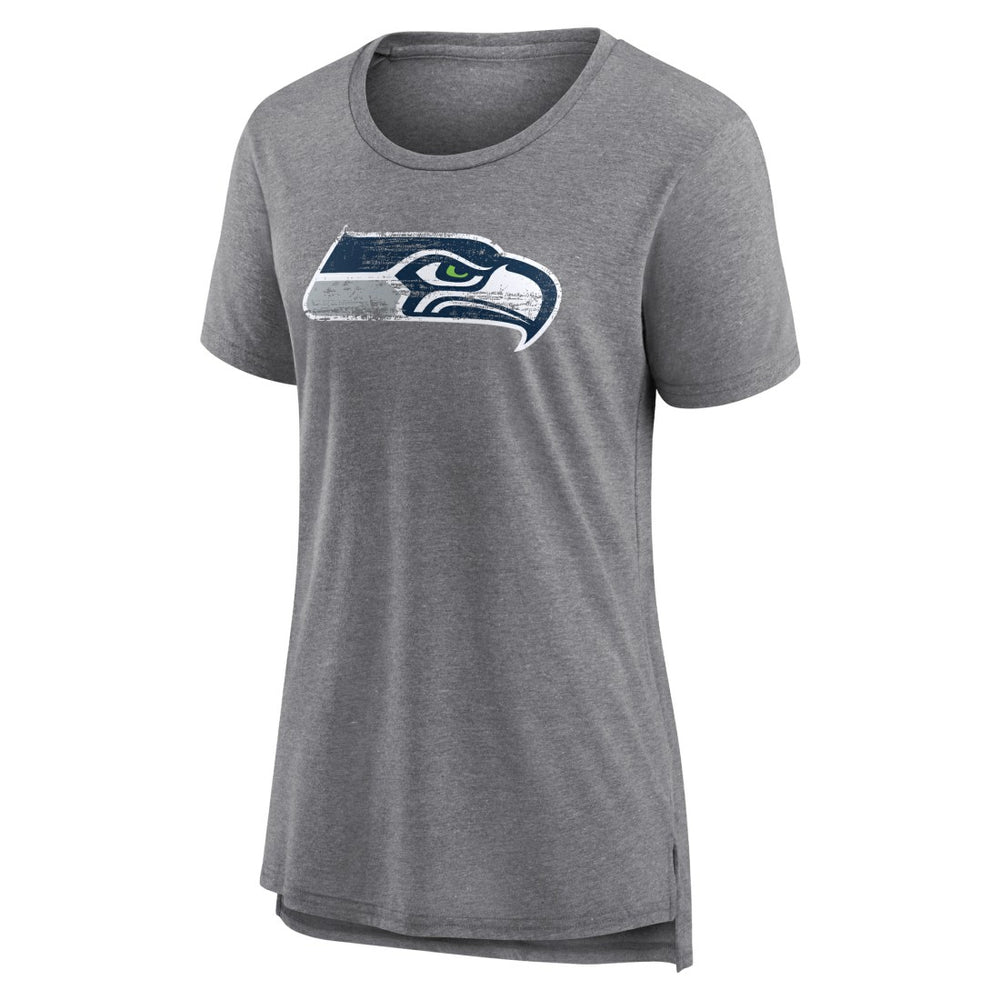 Seattle Seahawks  Women's Heritage Custom Name & Number Tri-Blend T-Shirt