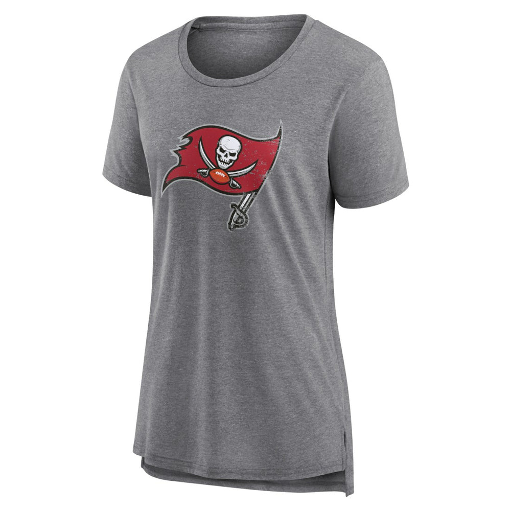 Tampa Bay Buccaneers  Women's Heritage Custom Name & Number Tri-Blend T-Shirt