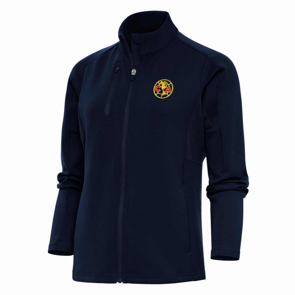 Club America Antigua Women's Genesis Full-Zip Jacket Navy