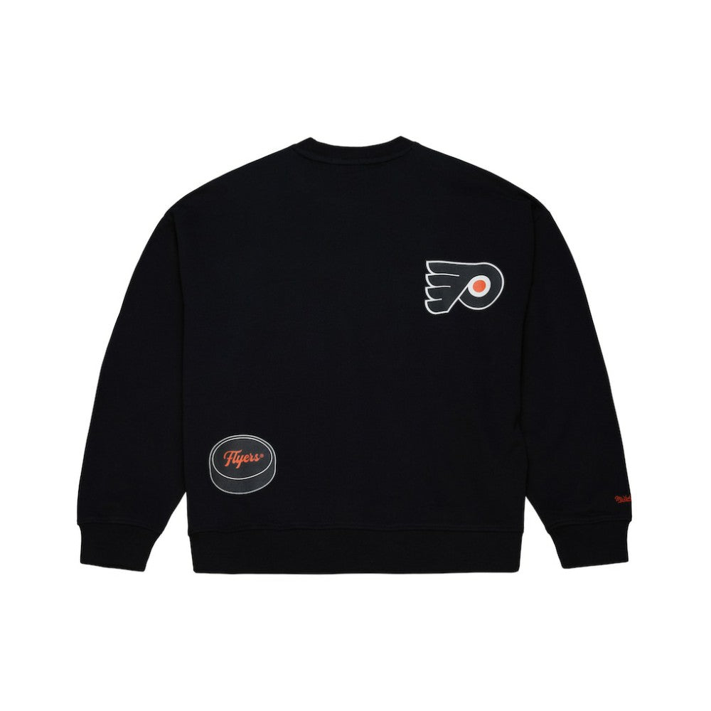 Philadelphia Flyers Mitchell & Ness Women's Vintage Crewneck Sweatshirt Sale