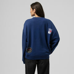 New York Rangers Mitchell & Ness Women's Vintage Crewneck Sweatshirt Discount