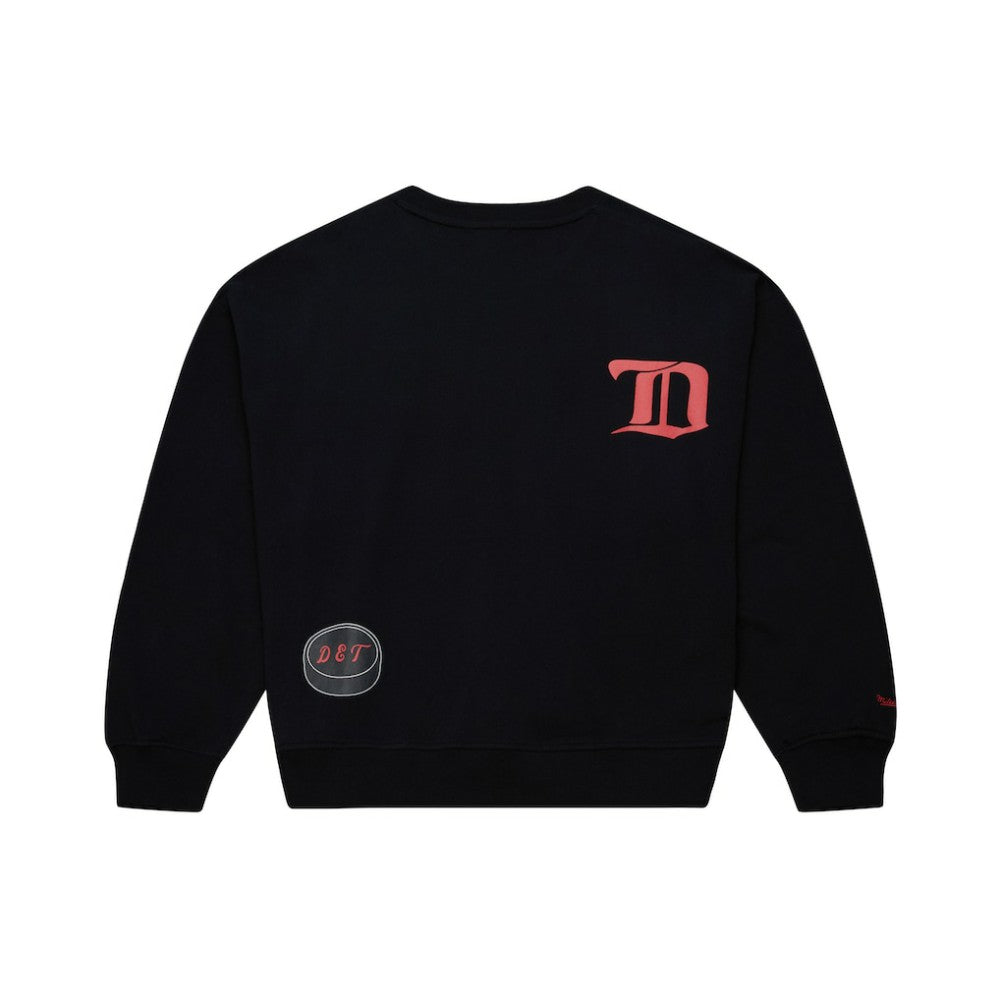 Detroit Red Wings Mitchell & Ness Women's Vintage Crewneck Sweatshirt For Sale