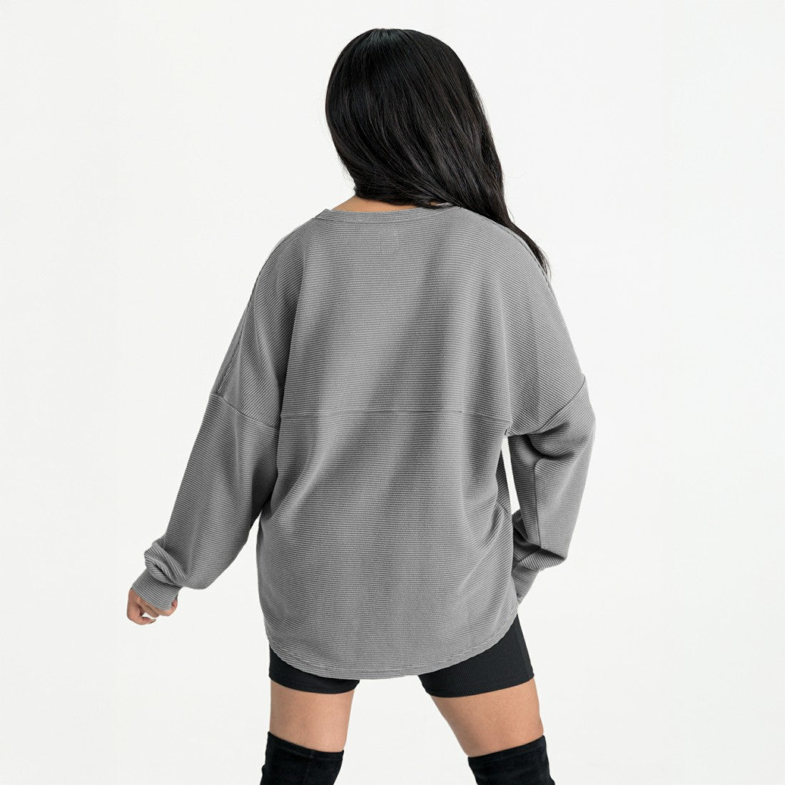 Houston Texans  Gameday Couture Women's Oversized Pure Motion Corded Sweatshirt