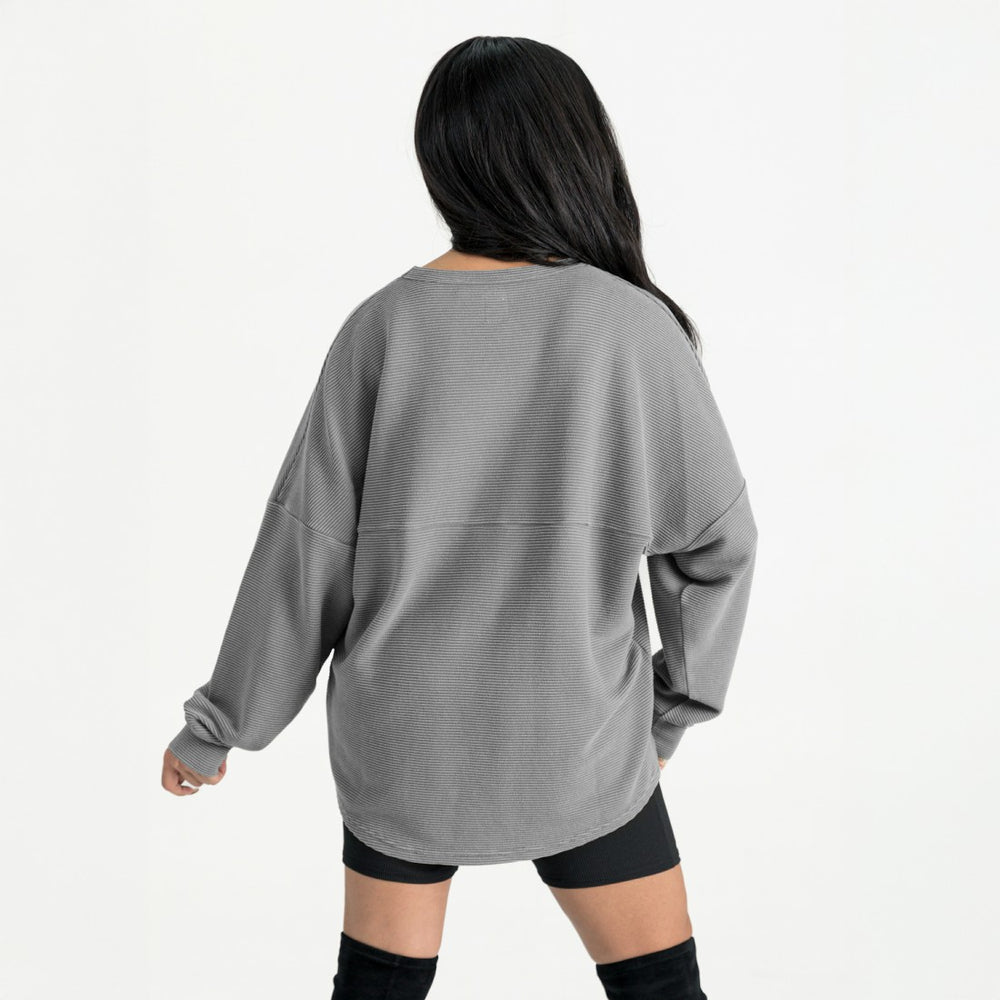 Houston Texans  Gameday Couture Women's Oversized Sweet Victory Corded Sweatshirt