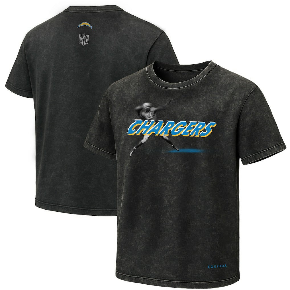 Los Angeles Chargers  EQUIHUA Retro T-Shirt