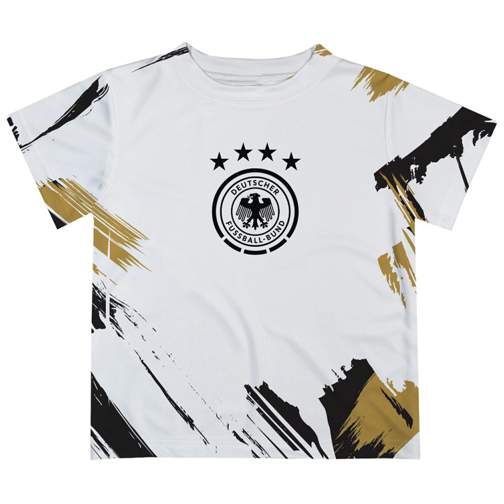 Germany National Team Vive La Fete Youth Paint Brush T-Shirt White