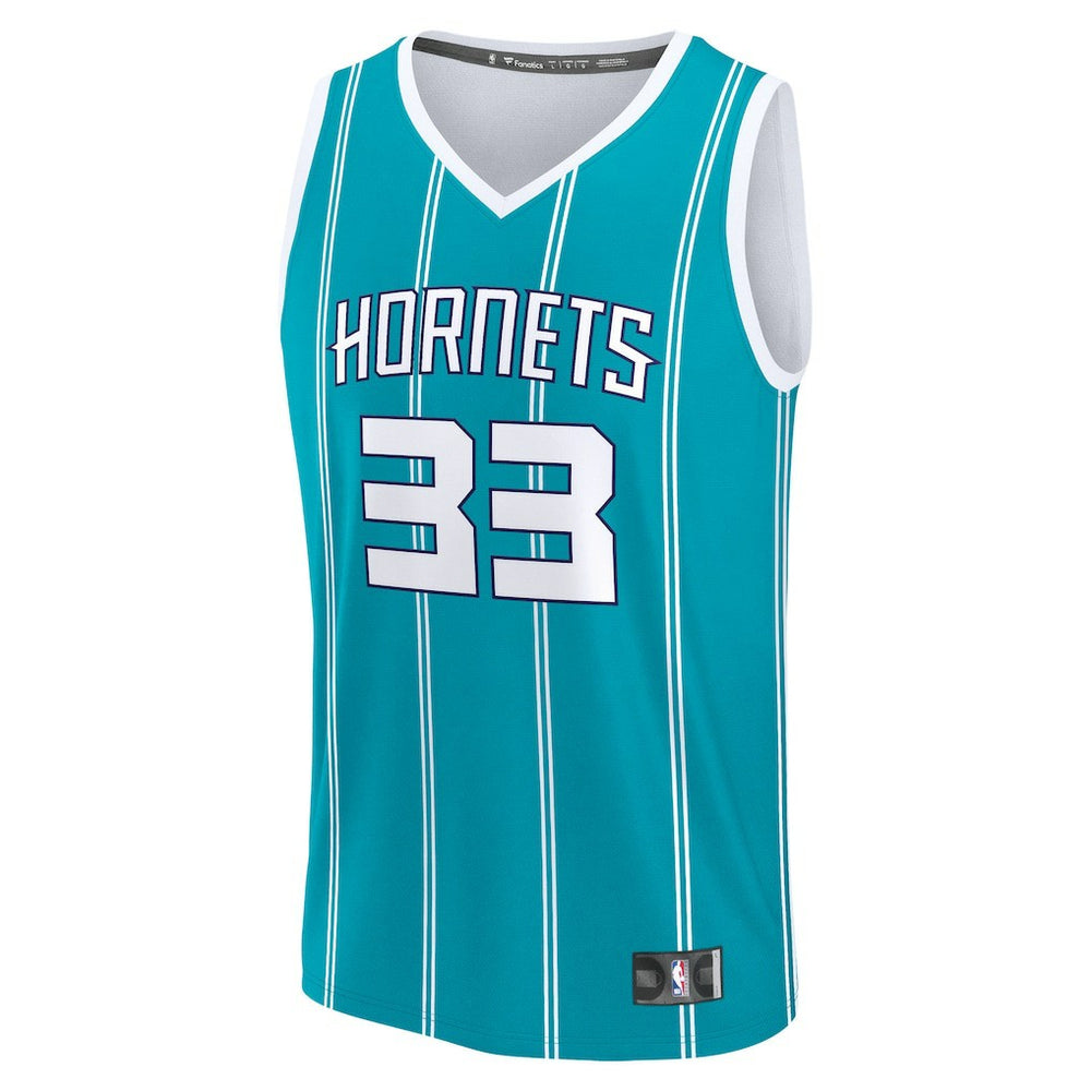 Liam McNeeley Charlotte Hornets Fast Break Replica Jersey For Sale