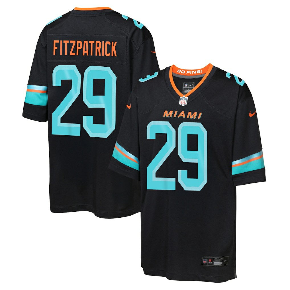 Miami Dolphins Nike Minkah Fitzpatrick  Youth 2025 Rivalries Collection Game Jersey