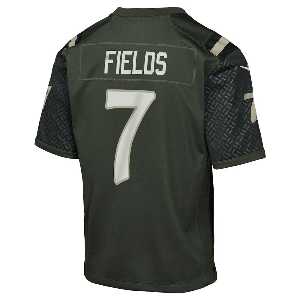 New York Jets Nike Justin Fields  Youth 2025 Rivalries Collection Game Jersey