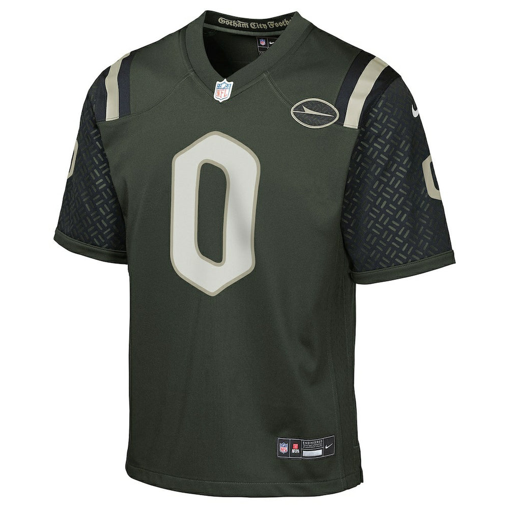 New York Jets Nike Braelon Allen  Youth 2025 Rivalries Collection Game Jersey