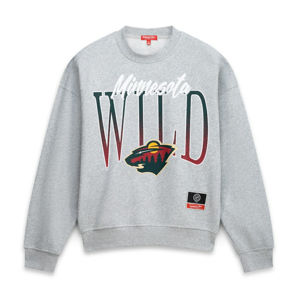 Minnesota Wild Mitchell & Ness Women's Hockey Night Sweatshirt Online