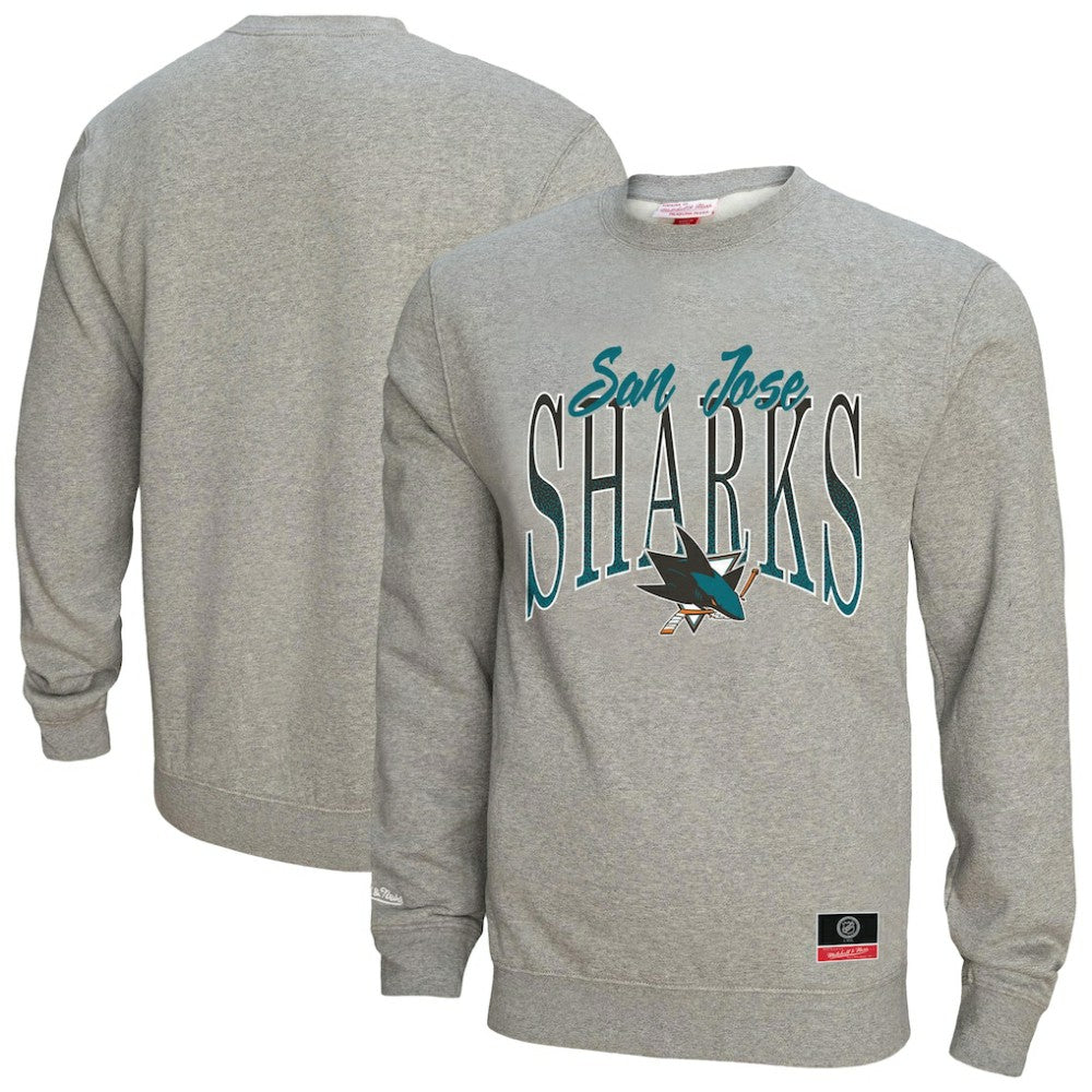 San Jose Sharks Mitchell & Ness Women's Hockey Night Sweatshirt Outlet