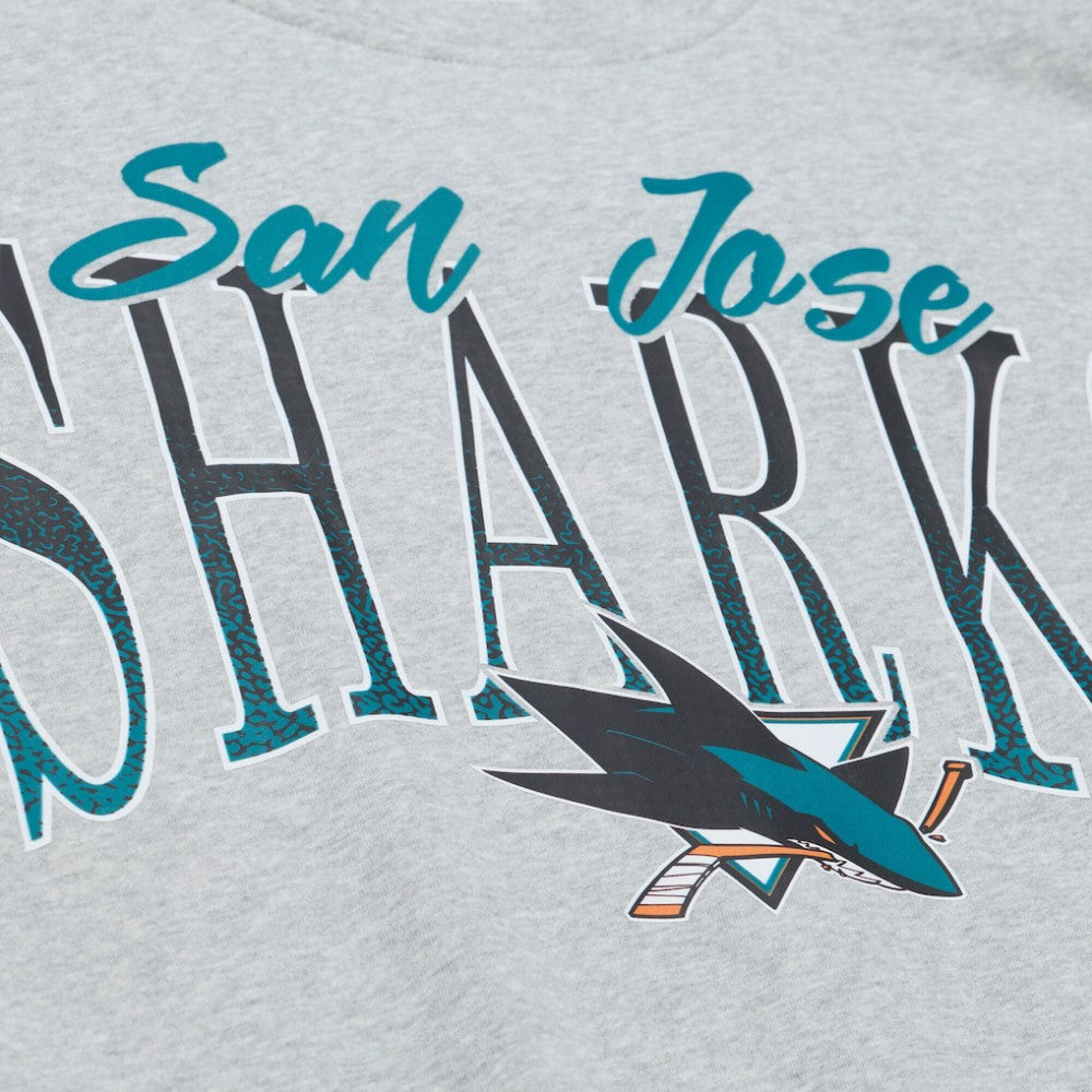 San Jose Sharks Mitchell & Ness Women's Hockey Night Sweatshirt Outlet