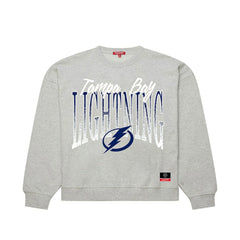 Tampa Bay Lightning Mitchell & Ness Women's Hockey Night Sweatshirt Outlet