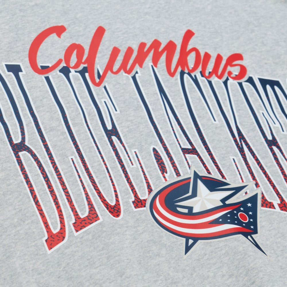 Columbus Blue Jackets Mitchell & Ness Women's Hockey Night Sweatshirt Outlet