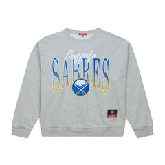 Buffalo Sabres Mitchell & Ness Women's Hockey Night Sweatshirt Discount