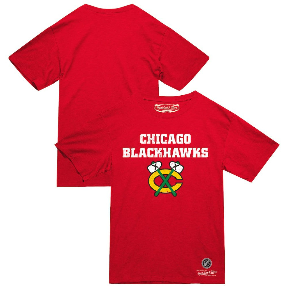 Chicago Blackhawks Mitchell & Ness Heritage T-Shirt Discount